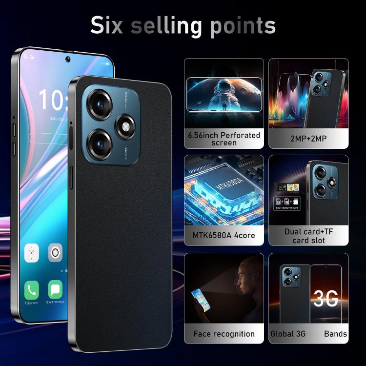 Note 14 / ZKU291, 2GB+16GB, 6.56 inch Android 8.1 MTK6580A Quad Core, Network: 3G, Dual SIM, Plug:UK Plug(Green) - free shipping - PMc TechLife - Order now!
