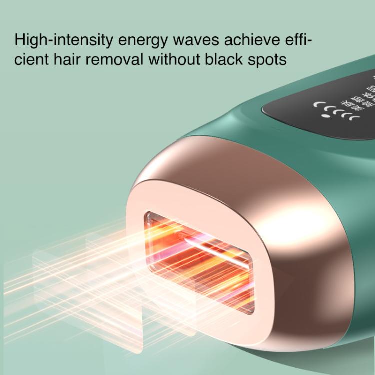 FY-B502 Portable Laser Hair Removal Device Photon Electric IPL Intense Pulse Hair Remover, UK Plug(Dark Green) - free shipping - PMC TechLife - Order now!