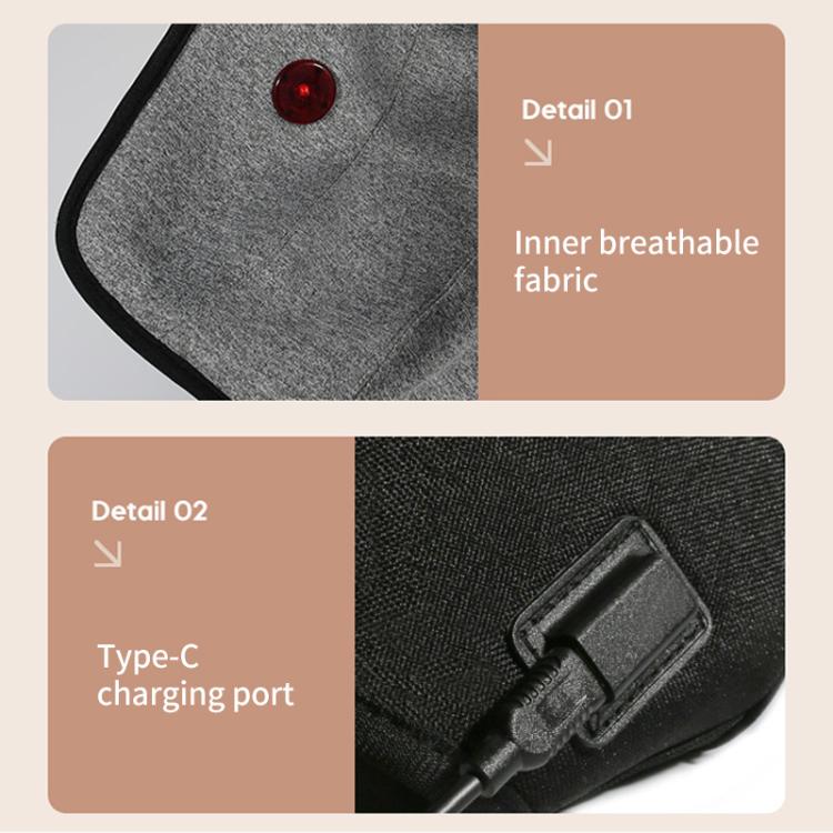 WG-JB-704 Home Rechargeable Heating Knee Massager Joint Knee Pad Massager, Specification:Dual - free shipping - PMC TechLife - Order now!