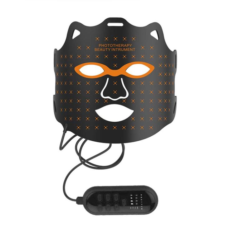WG-SP-1103 LED Colorful Photon Rejuvenation Mask Facial Beauty Instrument, Infrared, Plug:US Plug(Black) - free shipping - PMC TechLife - Order now!