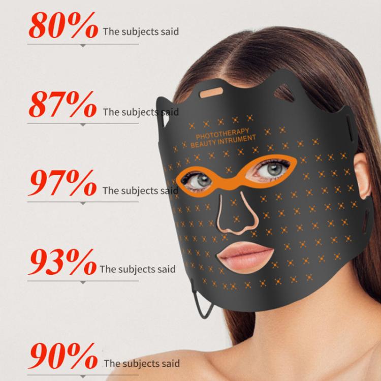 WG-SP-1103 LED Colorful Photon Rejuvenation Mask Facial Beauty Instrument, Regular, Plug:EU Plug(Black) - free shipping - PMC TechLife - Order now!