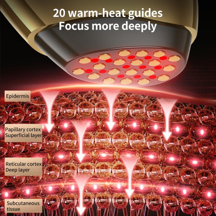 WG-SP-MS1135 EMS Collagen Cannon Essence Introducer Photon Skin Rejuvenation RF Beauty Device(Gold) - free shipping - PMC TechLife - Order now!