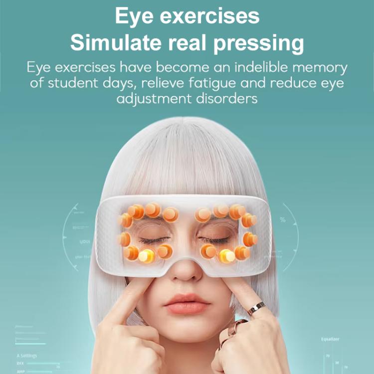 Q7 Eye Massager Smart Vibration Hot Compress Steam Atomization Eye Protector(White) - free shipping - PMC TechLife - Order now!
