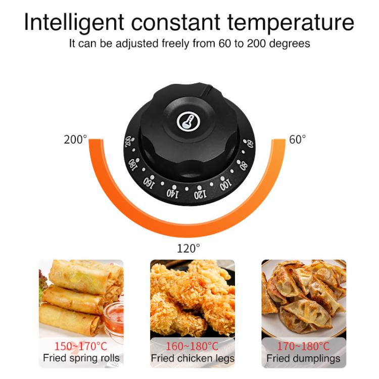 Multifunctional Commercial Stainless Steel Thick Electric Fryer Electric Boiler, Single Cylinder Extended 12L(UK Plug) - free shipping - PMC TechLife - Order now!