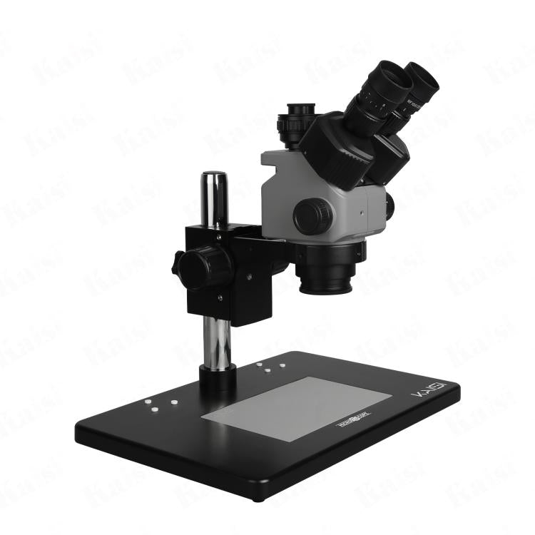 Kaisi 6558 6.5-58X Synchronous Zoom Trinocular Stereo Microscope - free shipping - PMC TechLife - Order now!