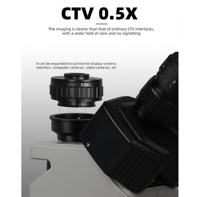 Kaisi 6558 6.5-58X Synchronous Zoom Trinocular Stereo Microscope - free shipping - PMC TechLife - Order now!