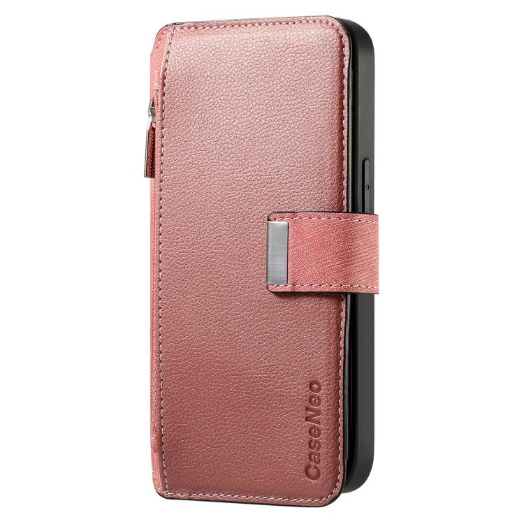 For Honor 400 Pro Global 160.8mm CaseNeo MagSafe RFID Anti-theft Zipper Wallet Retro Leather Phone Case(Pink) - free shipping - PMC TechLife - Order now!
