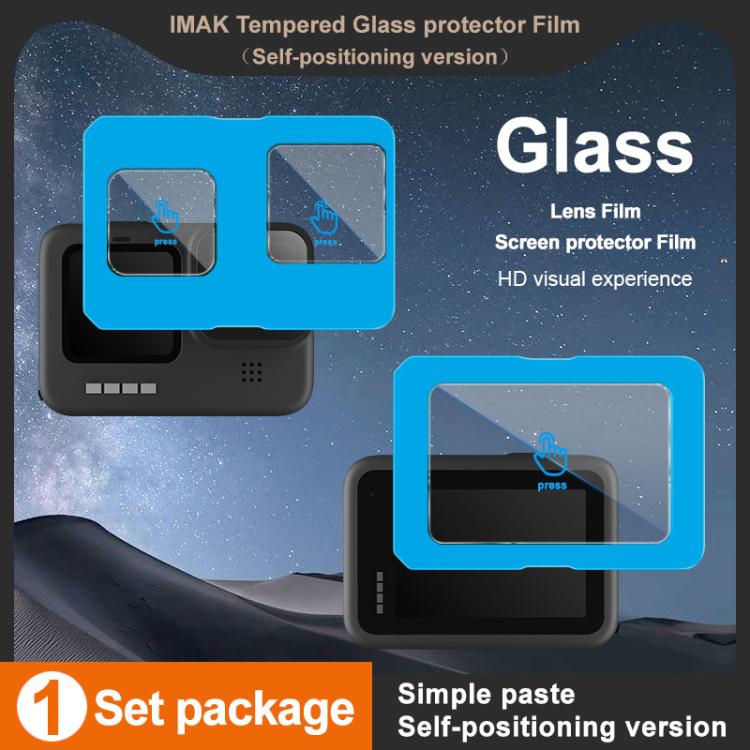 For GoPro HERO12 Black imak Tempered Glass Film with Camera Lens Film, Self-positioning Version - free shipping - PMC TechLife - Order now!