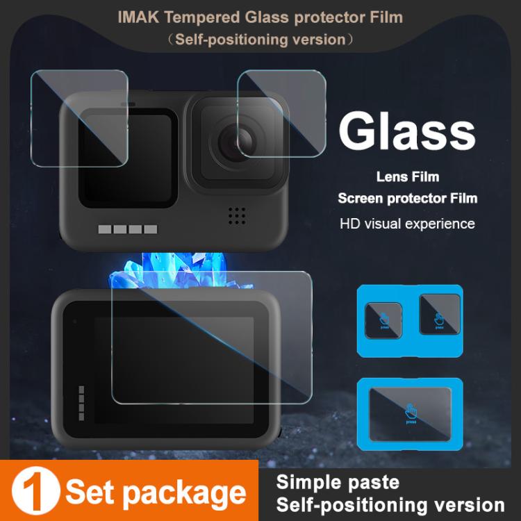 For GoPro HERO12 Black imak Tempered Glass Film with Camera Lens Film, Self-positioning Version - free shipping - PMC TechLife - Order now!