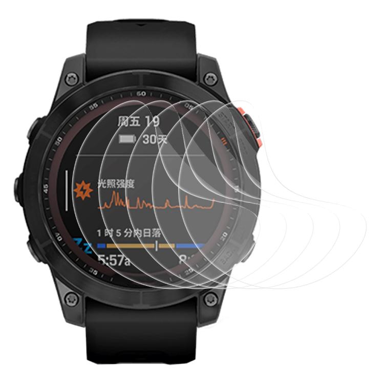 For Garmin Fenix 7 5pcs xDfind Soft Hydrogel Film Full Cover Front Protector - free shipping - PMC TechLife - Order now!