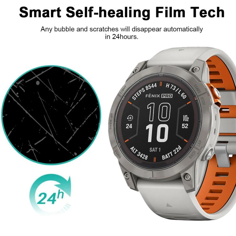 For Garmin Fenix 7 Pro 5pcs xDfind Soft Hydrogel Film Full Cover Front Protector - free shipping - PMC TechLife - Order now!