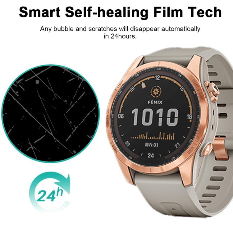 For Garmin Fenix 7s 5pcs xDfind Soft Hydrogel Film Full Cover Front Protector - free shipping - PMC TechLife - Order now!