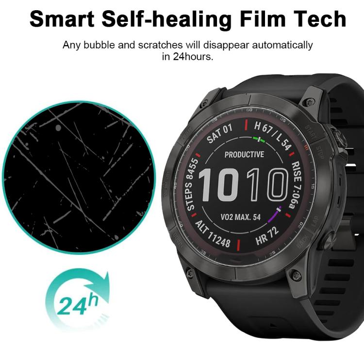 For Garmin Fenix 7X 5pcs xDfind Soft Hydrogel Film Full Cover Front Protector - free shipping - PMC TechLife - Order now!