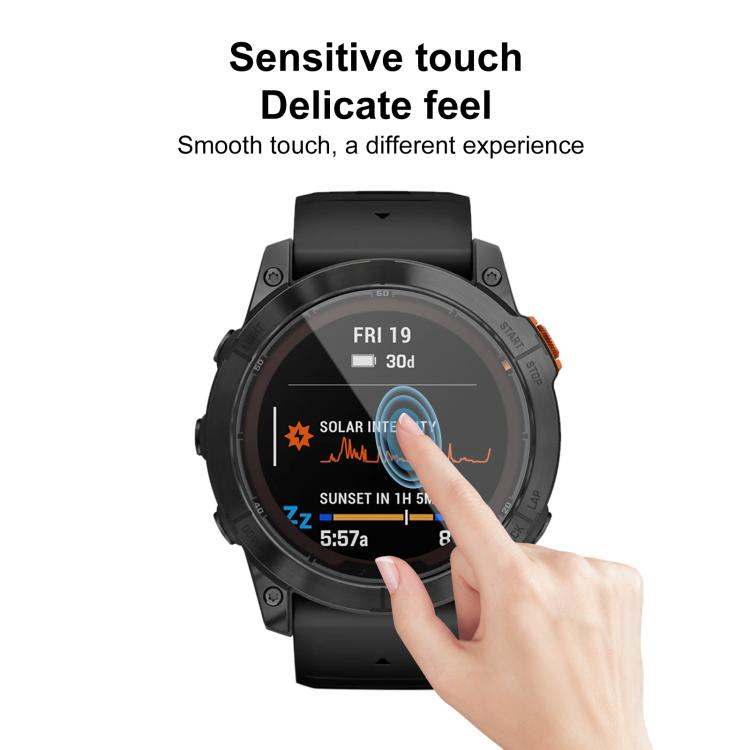 For Garmin Fenix 7X Pro 2pcs xDfind Curved 3D Composite Material Soft Film Screen Protector - free shipping - PMC TechLife - Order now!