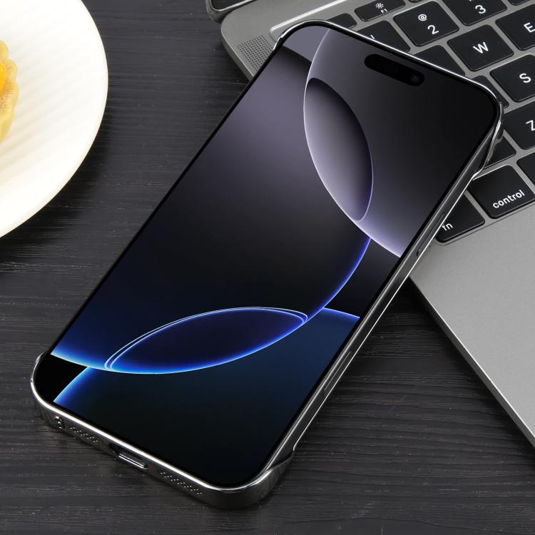 For iPhone 16e Electroplating Frameless Frosted Anti-Glare PC MagSafe Phone Case(Titanium Gray) - free shipping - PMC TechLife - Order now!