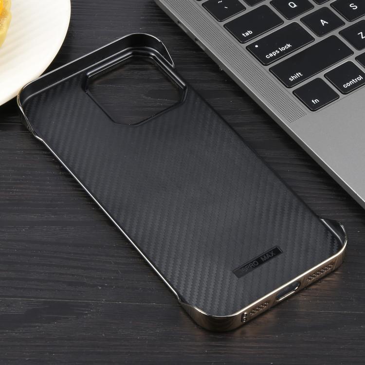 For iPhone 12 / 12 Pro Electroplating Frameless Frosted Anti-Glare PC MagSafe Phone Case(Desert Gold) - free shipping - PMC TechLife - Order now!