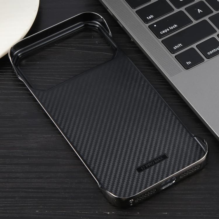 For iPhone 17 Pro Electroplating Frameless Frosted Anti-Glare PC MagSafe Phone Case(Titanium Gray) - free shipping - PMC TechLife - Order now!