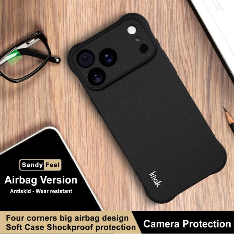 For iPhone 17 Pro Max imak Shockproof Airbag TPU Phone Case(Matte Black) - iPhone 17 Pro Max Cases by imak | Online Shopping South Africa | PMC TechLife | Buy Now Pay Later Mobicred