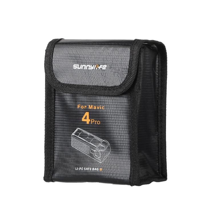 For DJI Mavic 4 Pro Sunnylife Battery Explosion-proof Safe Bag Protective Li-Po Safe Bag(For 2pcs Batteries) - free shipping - PMC TechLife - Order now!