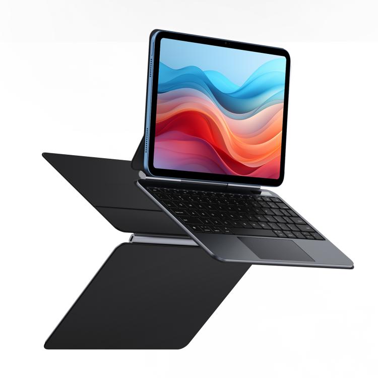 For iPad 2025 / 2022 DUX DUCIS MK Pro Series Floating Magnetic Keyboard Tablet Leather Case(Black) - free shipping - PMC TechLife - Order now!