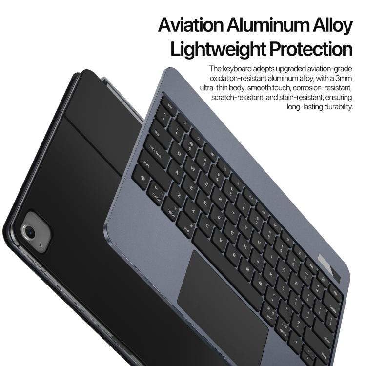 For iPad Air 11 2025 / iPad Pro 11 2022 DUX DUCIS MK Pro Series Floating Magnetic Keyboard Tablet Leather Case(Black) - free shipping - PMC TechLife - Order now!