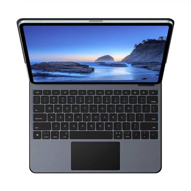 For iPad Air 13 2025 / iPad Pro 12.9 2022 DUX DUCIS MK Pro Series Floating Magnetic Keyboard Tablet Leather Case(Black) - free shipping - PMC TechLife - Order now!