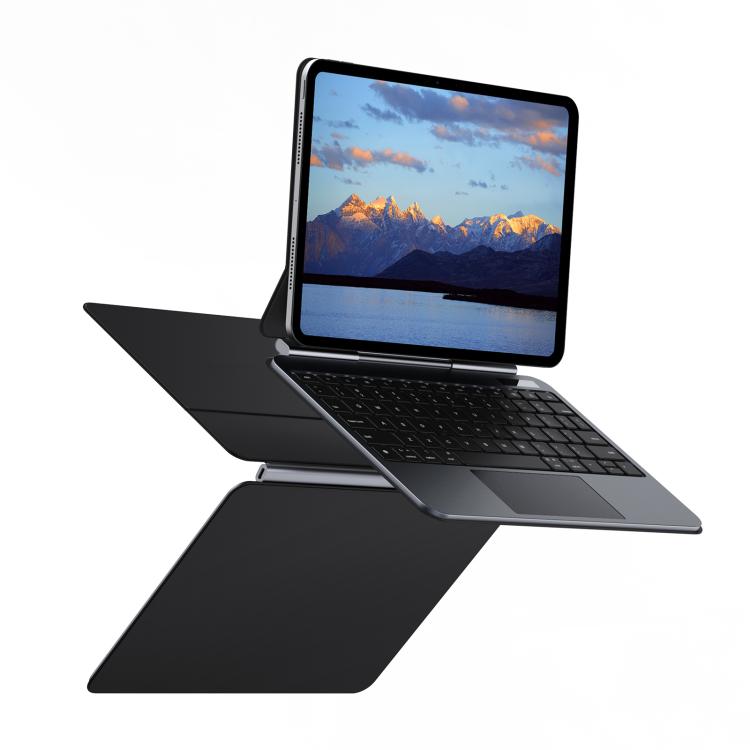 For iPad Pro 11 2024 DUX DUCIS MK Pro Series Floating Magnetic Keyboard Tablet Leather Case(Black) - free shipping - PMC TechLife - Order now!