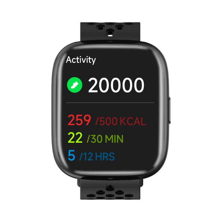 MOMAX SW1S 1.83 inch Screen IP68 Waterproof Smart Sports Watch(Black) - free shipping - PMC TechLife - Order now!