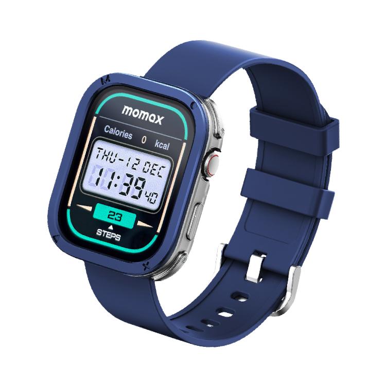 MOMAX SW3S 1.99 inch Screen 3ATM Waterproof Smart Sports Watch(Blue) - free shipping - PMC TechLife - Order now!