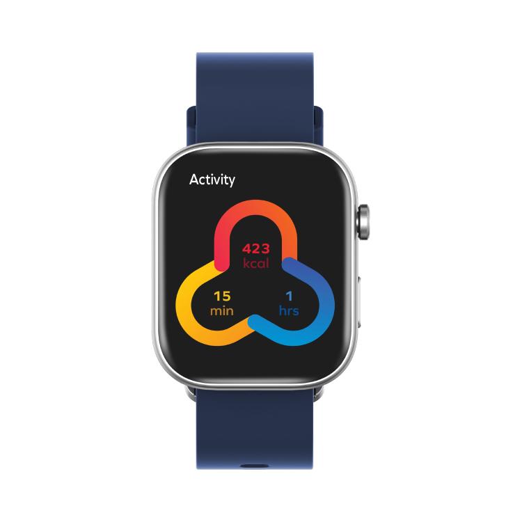 MOMAX SW3S 1.99 inch Screen 3ATM Waterproof Smart Sports Watch(Blue) - free shipping - PMC TechLife - Order now!