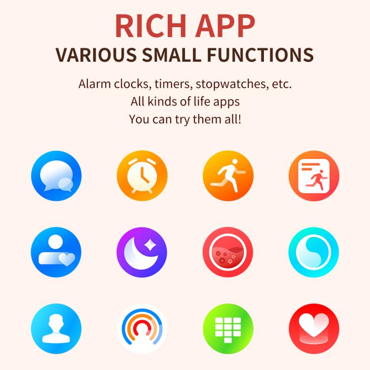 CY29 1.32 inch AMOLED Screen Female Smart Watch Supports COFIT APP(Black) - Smart Watches by PMC TechLife | Online Shopping South Africa | PMC TechLife | Buy Now Pay Later Mobicred