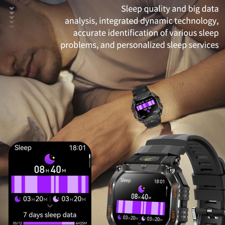 HT34 1.75 inch IPS Screen 3ATM Outdoor Sports BT Smart Watch(Blue) - Smart Watches by PMC TechLife | Online Shopping South Africa | PMC TechLife | Buy Now Pay Later Mobicred