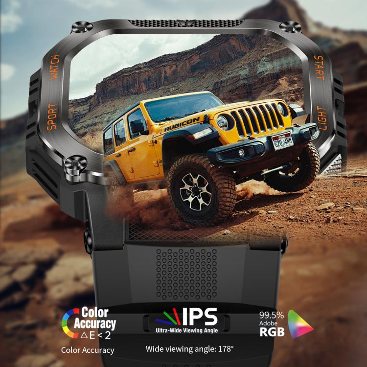 HT34 1.75 inch IPS Screen 3ATM Outdoor Sports BT Smart Watch(Blue) - Smart Watches by PMC TechLife | Online Shopping South Africa | PMC TechLife | Buy Now Pay Later Mobicred