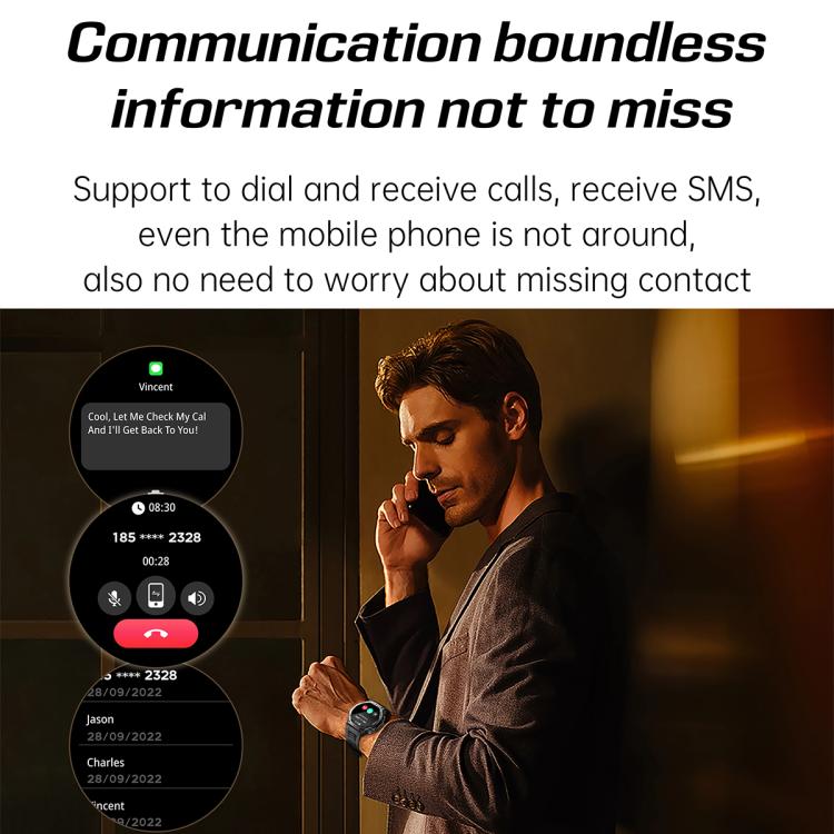 KT85 1.43 inch Screen 5ATM Outdoor Sports Smart Watch with Strong Flashlight(Grey) - free shipping - PMC TechLife - Order now!