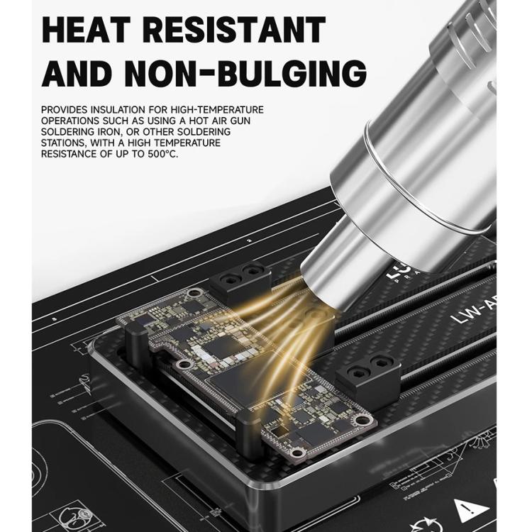 Luowei LW-M4 15.6-inch High-Temperature Resistant Insulation Silicone Repair Pad - free shipping - PMC TechLife - Order now!