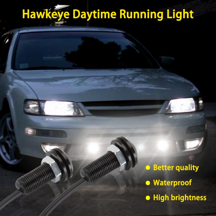 10 PCS 23mm 6LEDs SMD-5730 DC9-80V Motorcycle Eagle Eye Light(White and Yellow Light) - Eagle Eye Lights by PMC Jewellery | Online Shopping South Africa | PMC Jewellery | Buy Now Pay Later Mobicred