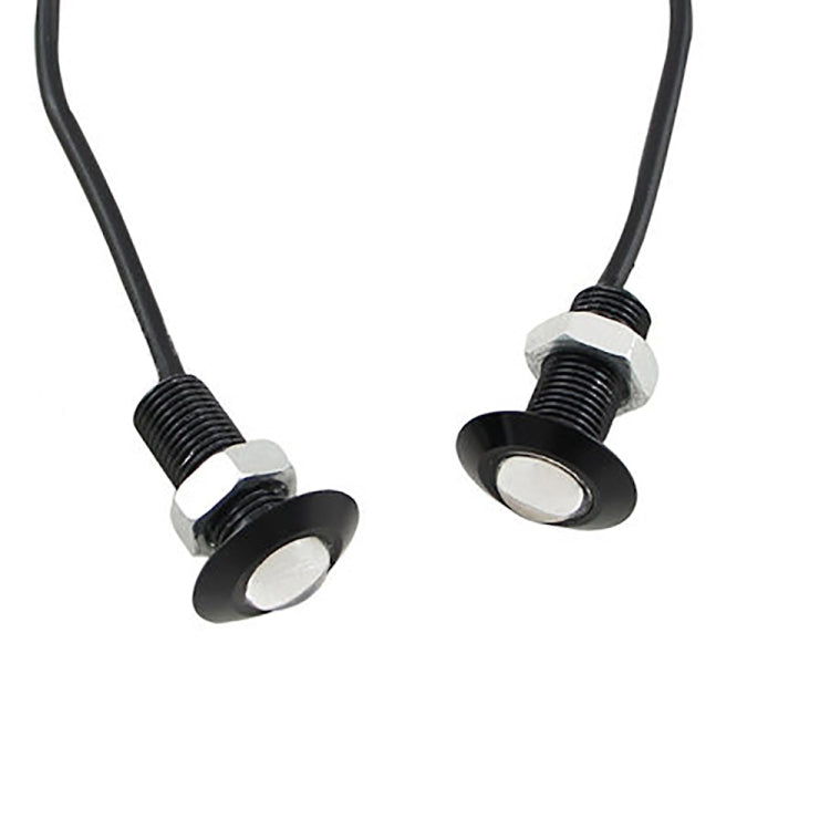 10 PCS 18mm 1.5W DC9-80V Motorcycle Eagle Eye Light Single Lens(White Light) - free shipping - PMC Jewellery - Order now!