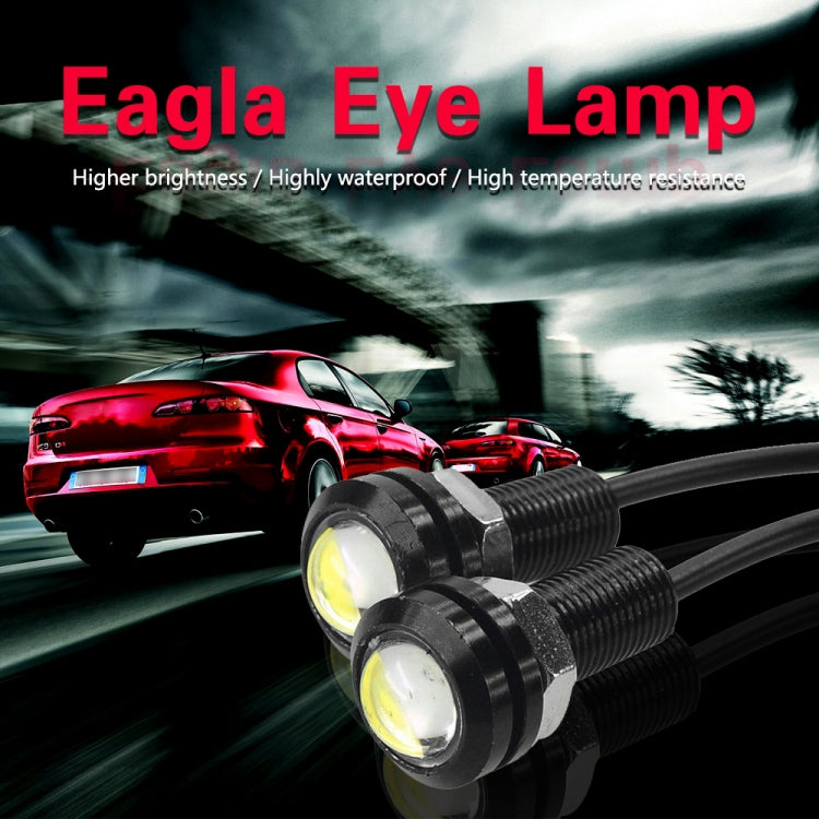 10 PCS 23mm 1.5W DC9-80V Motorcycle Eagle Eye Light Double Lens(White Light) - Eagle Eye Lights by PMC TechLife | Online Shopping South Africa | PMC TechLife | Buy Now Pay Later Mobicred