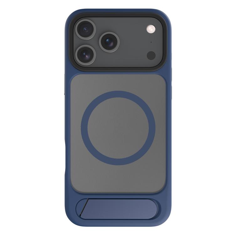 For iPhone 17 Pro Kalebol MagSafe Invisible Tilt Holder PC Hybrid TPU Case(Navy Blue) - iPhone 17 Pro Cases by Kalebol | Online Shopping South Africa | PMC TechLife | Buy Now Pay Later Mobicred
