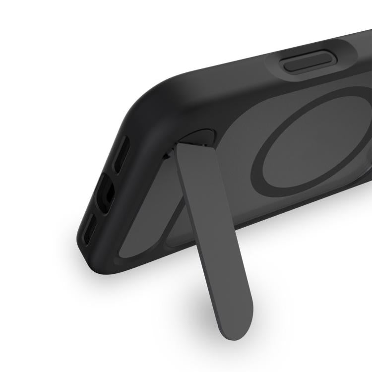 For iPhone 17 Air Kalebol MagSafe Invisible Tilt Holder PC Hybrid TPU Case(Purple) - iPhone 17 Air Cases by Kalebol | Online Shopping South Africa | PMC TechLife | Buy Now Pay Later Mobicred