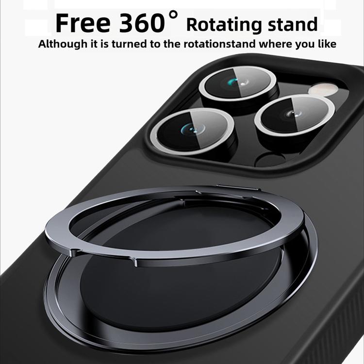 For iPhone 17 Air Kalebol Rotating Holder MagSafe PC Hybrid TPU Phone Case(Blue) - iPhone 17 Air Cases by Kalebol | Online Shopping South Africa | PMC TechLife | Buy Now Pay Later Mobicred