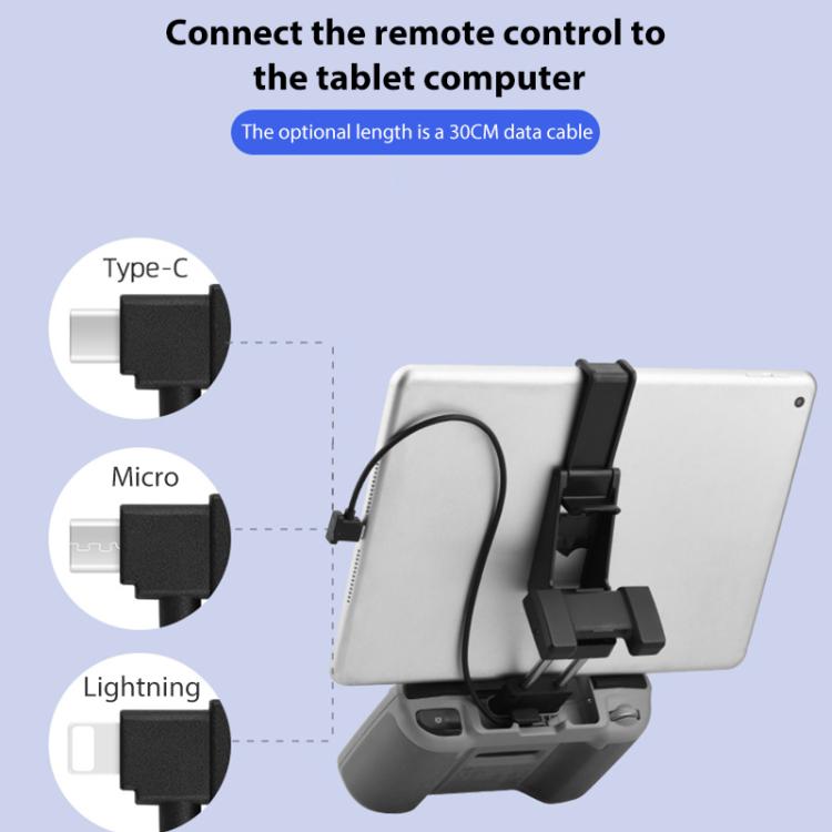 BRDRC Converting Data Cable for DJI Mini 4 Pro / Mavic 3 / Air 2 / Air 2S, Type:15cm Type-C to 8 Pin - free shipping - PMC TechLife - Order now!