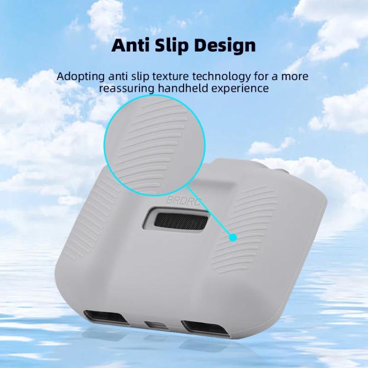 For DJI RC-N2 / RC-N1 BRDRC Remote Control Shockproof Anti-scratch Silicone Case(Grey) - free shipping - PMC TechLife - Order now!