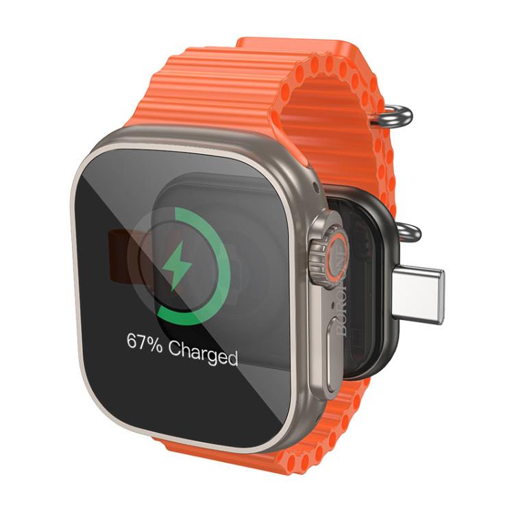 For Apple Watch Series Borofone BQ25A Portable Wireless Charger(Metal Gray) - free shipping - PMC TechLife - Order now!