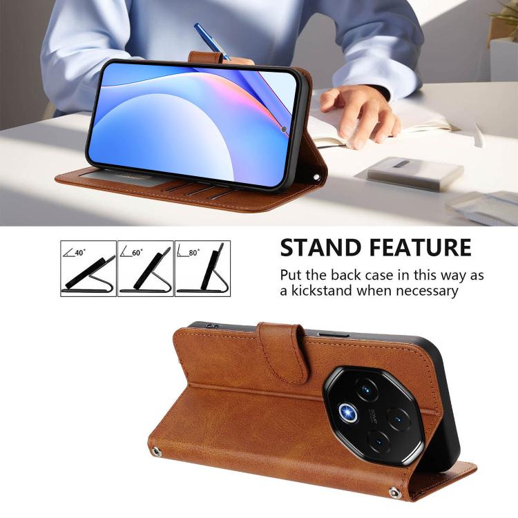 For UMIDIGI G100 Pro Litter Panda Embossing RFID Leather Phone Case with Lanyard(Brown) - free shipping - PMC TechLife - Order now!