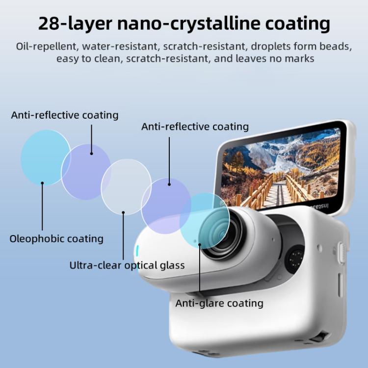 For Insta360 GO 3 Camera Lens Filter, Filter:ND16 - free shipping - PMC TechLife - Order now!