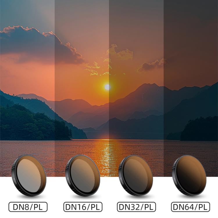 For DJI Action 5 Pro Camera Lens Filter, Filter:ND16 - free shipping - PMC TechLife - Order now!