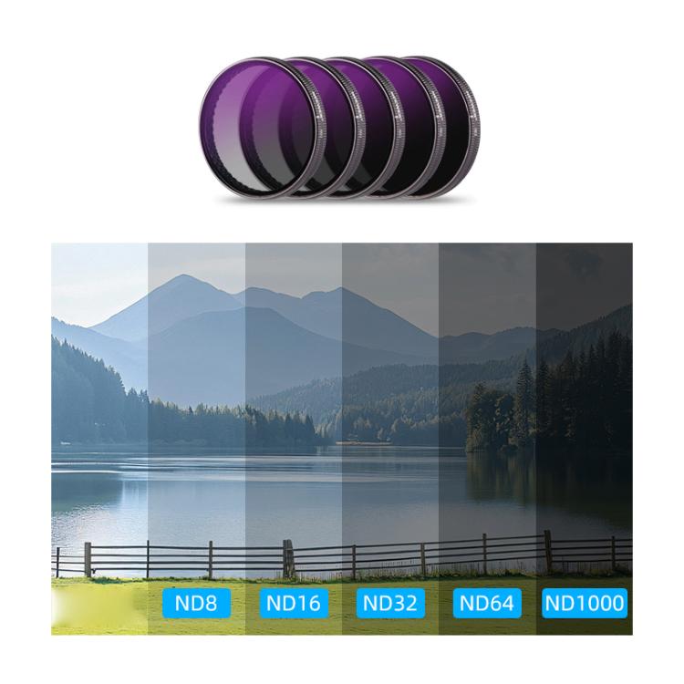 For DJI Action 5 Pro Camera Lens Filter, Filter:ND64 - free shipping - PMC TechLife - Order now!