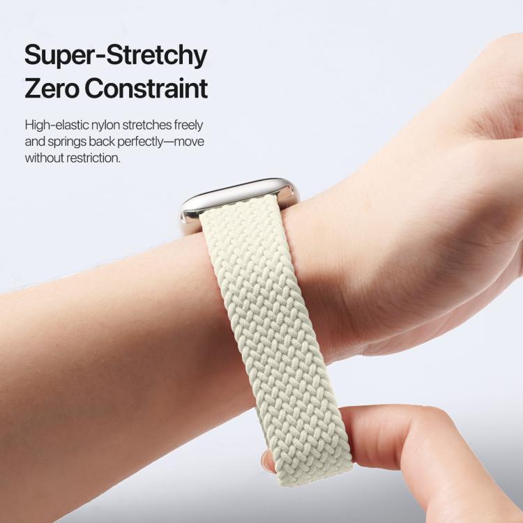 For Apple Watch 38 / 40 / 41 / S10 42mm DUX DUCIS Mixture Ultra Series Magnetic Buckle Nylon Braided Strap(Starlight) - free shipping - PMC TechLife - Order now!