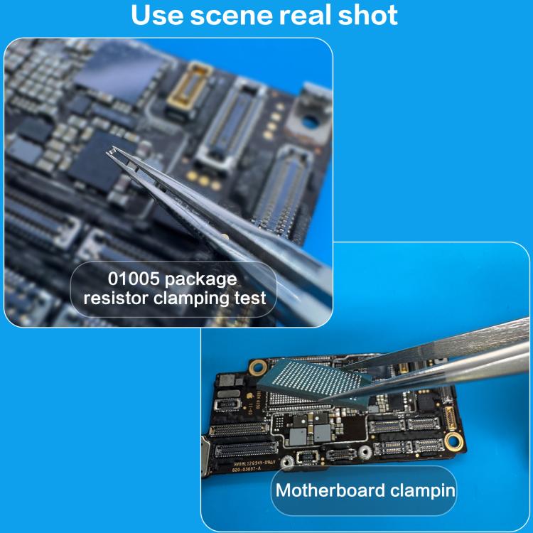 i2C NS Series Super Alloy High Precision Stainless Steel Super Hard Extra Tip Flying Wire Tweezers, Model:NS-03 Extra Hard Tip - free shipping - PMC TechLife - Order now!